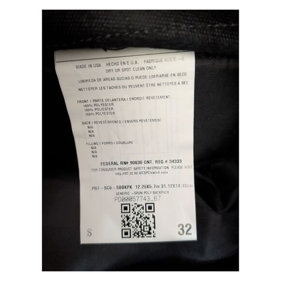 Society 6 Backpack Mermaid Hearts Theme Blue Multi Color USED - Picture 8 of 8